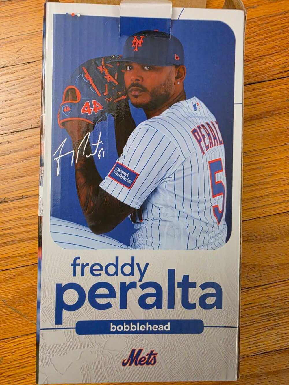 2026 Mets Freddy Peralta Bobblehead NY Mets 7/25/26